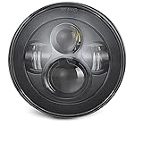SUNPIE 7 inch Black Head light Compatible with