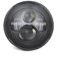 SUNPIE 7 inch Black Head light Compatible with
