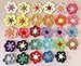 20pc Assorted Six Petals 2.17