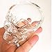 LanHong Skull Head Cup Pirate Shot Glass for Wine Vodka Whiskey Cocktail,Party Bar Cup Set of 4