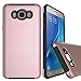 Galaxy J7 LTE (2016) Case,Galaxy J710M Case,ANLI(TM) [Wire drawing Series] Armor Impact Defender Rugged Cover Shell for Samsung Galaxy J7 (2016 Version 5.5 inch)-Rose Gold