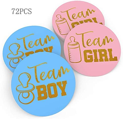 Gender Reveal Stickers Boy Girl Baby Shower Sticker Labels for Party
