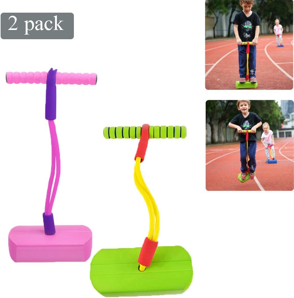 Pogo Stick Children's Jumping Stick Toy Bouncing Bubble Jumper Durable for Boys and Girls