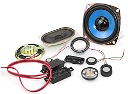 Fielect DIY Speaker 1W 8 Ohm 57mm Diameter Round