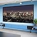 ConClarity 4 in x 30 ft - Vibrancy Enhancing Projector Screen Felt Tape Border Deepest Black Ultra High Contrast Flocking for DIY Screen Borders Absorbs Light, Brightens Image & Stops Bleed