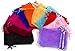 BALORAY 100pc 5x7 Inches Organza Favor Bags Mixed Colors Jewelry Pouch Bags Display