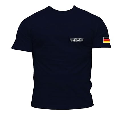 Rescue Point Feuerwehr Herren Kurzarm T-Shirt KF12DE