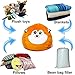 Roomganize Extra Large Animal Bean Bag Chair Cover and Soft Toy and Linen Storage Organizer for Room Decor (Fox)