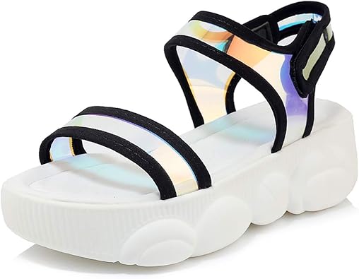 athletic platform sandals