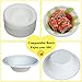 Belinlen 150 Pack 12 oz Round Disposable Bowls Eco-friendly 100% Natural Sugarcane Biodegradable Compostable Bagasse Tree Free and Plastic Free (150)