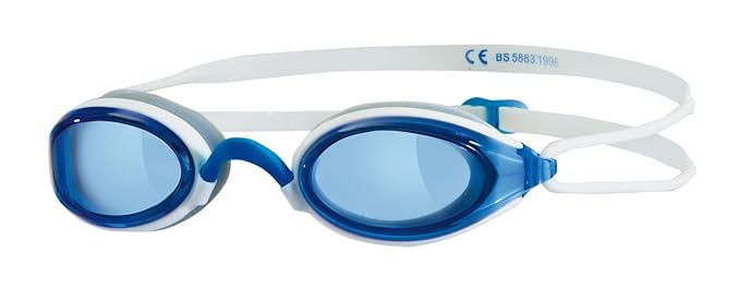 Zoggs Erwachsene Schwimmbrille Fusion Air, weiß (White/Tint), One Size, 302755