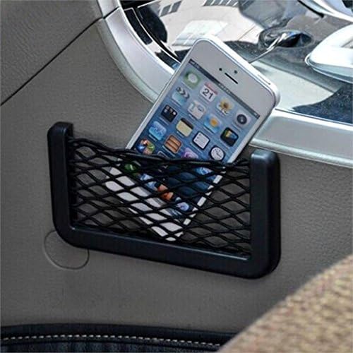 14.5*8.5 cm Universal Auto Car Seat Back Storage Net Bag Phone Holder Pocket Organizer