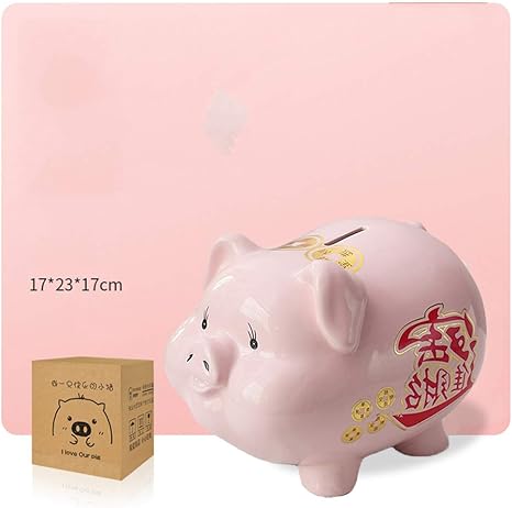 Amazon Co Jp Panlinおもしろ 貯金箱 かわいい インテリア 装飾 飾り 雑貨 オブジェ バンク コイン お金 マネー キャッシュ ボックス ケース 子ども プレゼント ホーム キッチン