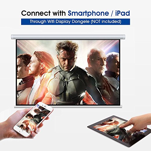 1 DBPOWER+Projector+Projection+Multimedia+Smartphone