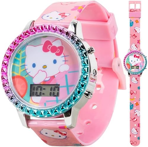 Amazon.com: Accutime Hello Kitty Analog Bag Charm Pocket Watch