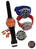 Black Secret Hidden Stash Watch - 2 in 1 Watch with Secret Storage Compartment