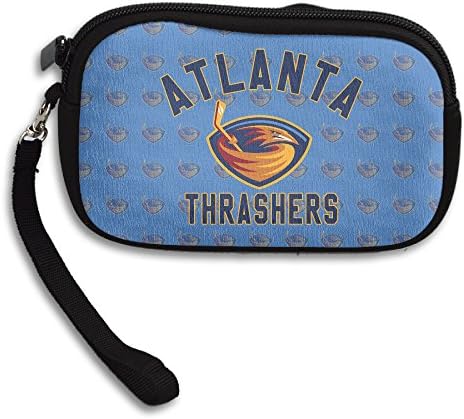 USA Hockey Atlanta Thrashers Logo Purse &amp; Key Wristlet Bag