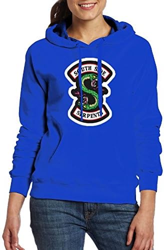 LOVECHY Lovech Riverdale South Side Serpents Hooded Sweater Pocket SweatershirtRoyalBlue
