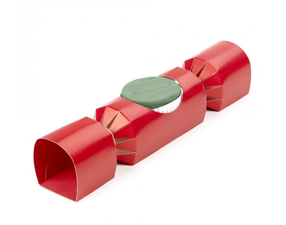 Sale Red 34cm Floral Oasis Filled Christmas Cracker for Fresh Flower