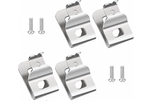 Juxtapiq 4 Pcs Belt Clips,304 Stainless Steel Hook Drill Clips Tool Kit with Screws Belt Replacement for 20V Power Tools DCD9