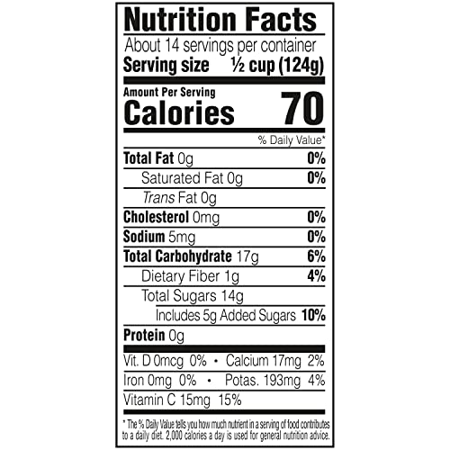 DEL MONTE YELLOW CLING SLICED CANNED PEACHES IN 100% JUICE, 15 OZ CANS (PACK OF 4)