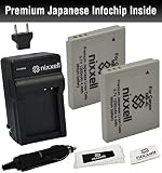 Nixxell NB-4L Battery for Canon, Combo Kit