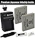 Nixxell NB-4L Battery for Canon, Combo Kit