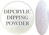 SHEBA NAILS Dipcrylic Glitter Dip Dipping Powder SPARKLING ANGEL - 1oz Jar