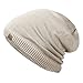 REDESS Slouchy Long Oversized Beanie Hat Women Men, Variy Styles Colors Fleece Lined Winter Warm Knit Cap (Beige)