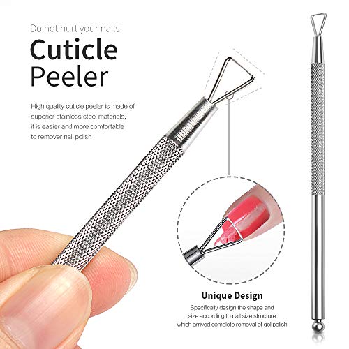 image for Teenitor Nail Polish Gel Remover Tools with Pack of 20 Acrylic Nail Ar