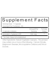 Ortho – Molecular producto n-acetyl cysteine – -60 Cápsulas