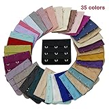 Loritta Assorted Colors Women 3 Hook Spacing Bra Clip Extender Strap