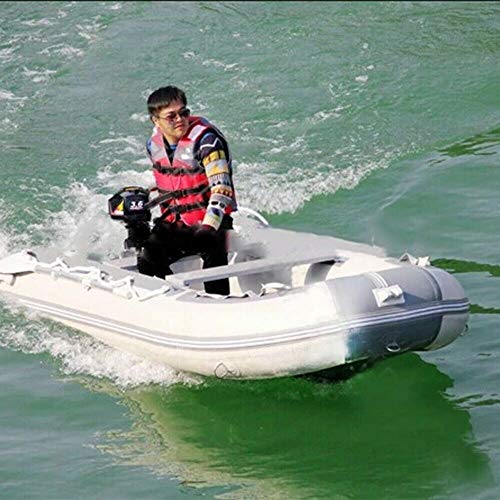 Elektrische Außenbordmotor 2-Takt Benzinmotor Außenborder 3,6 PS Fischerboot Beibootmotor Wassergekühl für Angelboot… – Bild 5