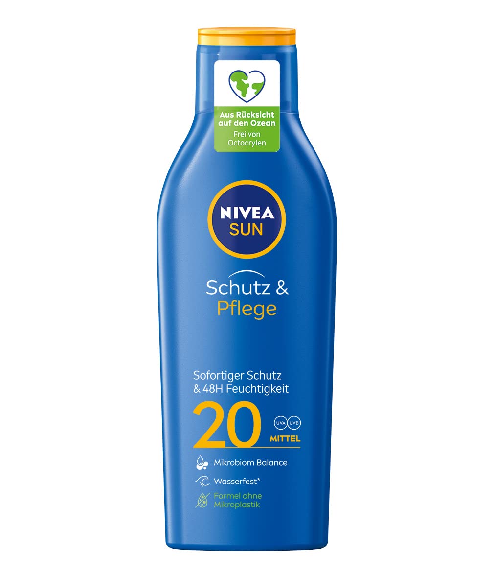 Nivea Sun - Sun Protection with improved formula, SPF 20, Protection and Care