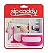 The Original SipCaddy Shower Beer & Bath Wine Holder | Portable Cupholder | Shower Caddy | Drink Holder for Beer & Wine | American-Made Suction Cup | The Best | Pink