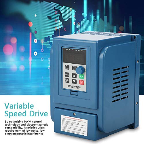 380VAC 3A Variable Adjustable Frequency Drive VFD Speed Controller Inverter Converter for 3-Phase 0.75kW AC Motor