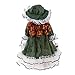 MagiDeal 40cm Excellent Workmanship Doll DIY Accessory Vintage Porcelain Lady Dolls with Display Stand