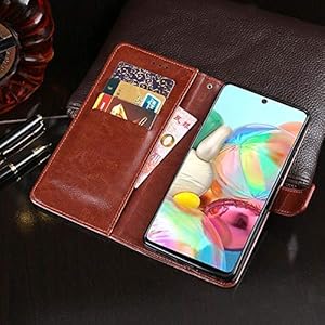 Custodia a Portafoglio in Pelle Premium Oppo Realme 7 Pro [Slot per schede] [Cavalletto] [Fibbia Magnetica] Cover Oppo… - immagine 4