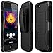 iPhone 5C Belt Case, VAKO iPhone 5C Shell Holster Combo case, Locking Belt Swivel Clip Kickstand Cover for iPhone 5C