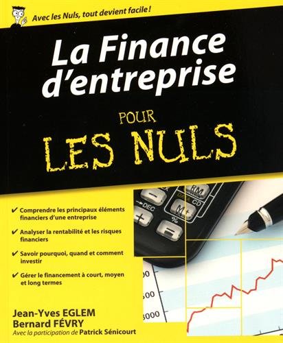 La  Finance d'entreprise pour les Nuls