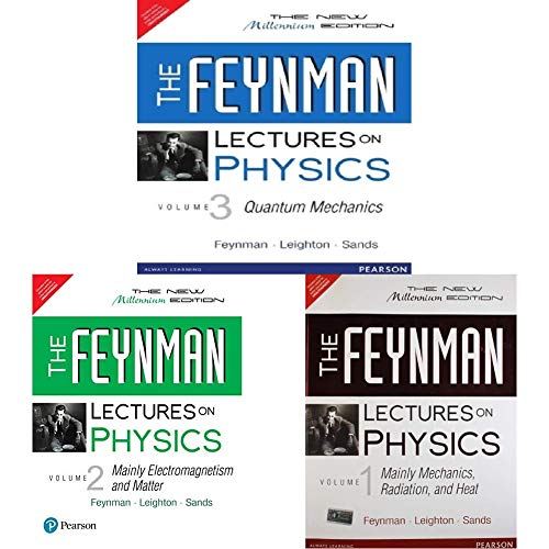 The Feynman Lectures on Physics - Vol 3: The New Millennium Edition + Vol II: The New Millennium Edition: Mainly Electromagnetism + Mainly Mechanics, Radiation & Heat - Vol. 1 (Set of 3 Books)