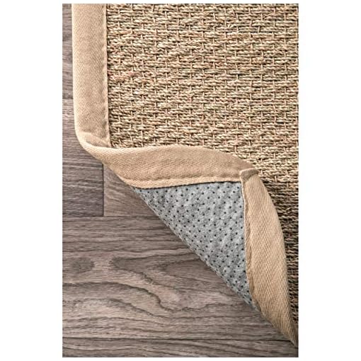 nuLOOM Elijah Farmhouse Seagrass Area Rug, 8' x 10', Beige Beachfront