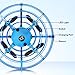 Flying Toys Drones for Kids, 2019 Improved Flying Ball Drone Toy with Infrared Sensor Auto-Avoid Obstacles 360°Rotating LED Light, Mini Quadcopter Hand Operated Drones for Boys or Girls