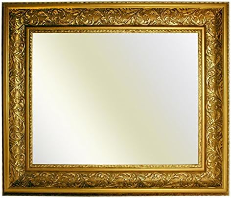 Neumann Bilderrahmen Baroque frame 10943, ORO gold decorated, series 992, as mirror, 50x70 cm