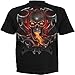 Spiral - Mens - FIRE DRAGON - T-Shirt Black