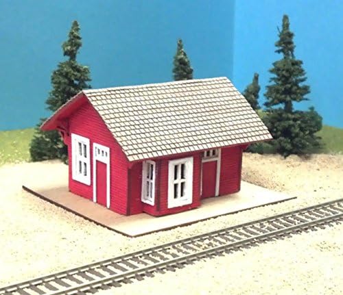 Train Time LaserN Scale Laser Cut Bartlett Depot Kit