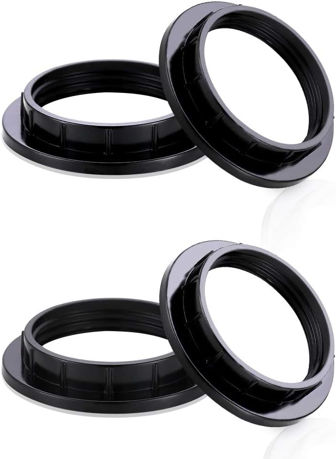 E26 Socket Rings Screw Lamp Shade Collar on a Hanging Light Fixtures