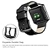 Andyou For Fitbit Blaze Bands Leather with Frame Small Large (5
