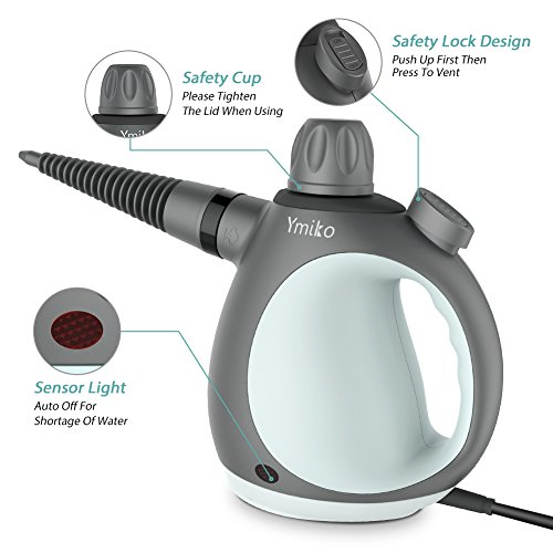 Ymiko Steam Cleaner Handheld 250ML MultiPurpose Pressurized Steam