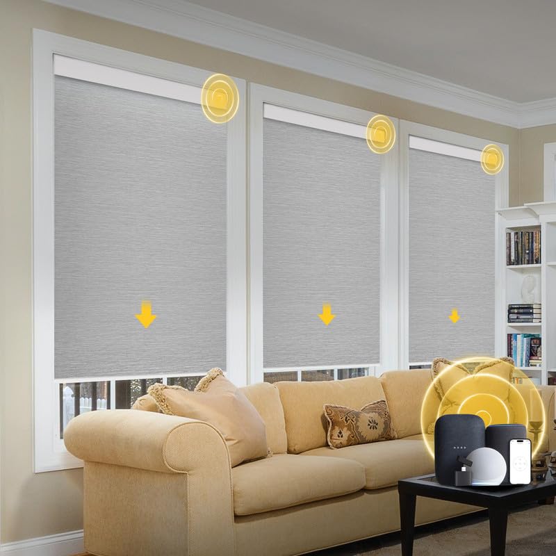 CITOLEN Motorized Blinds with Valance Cover